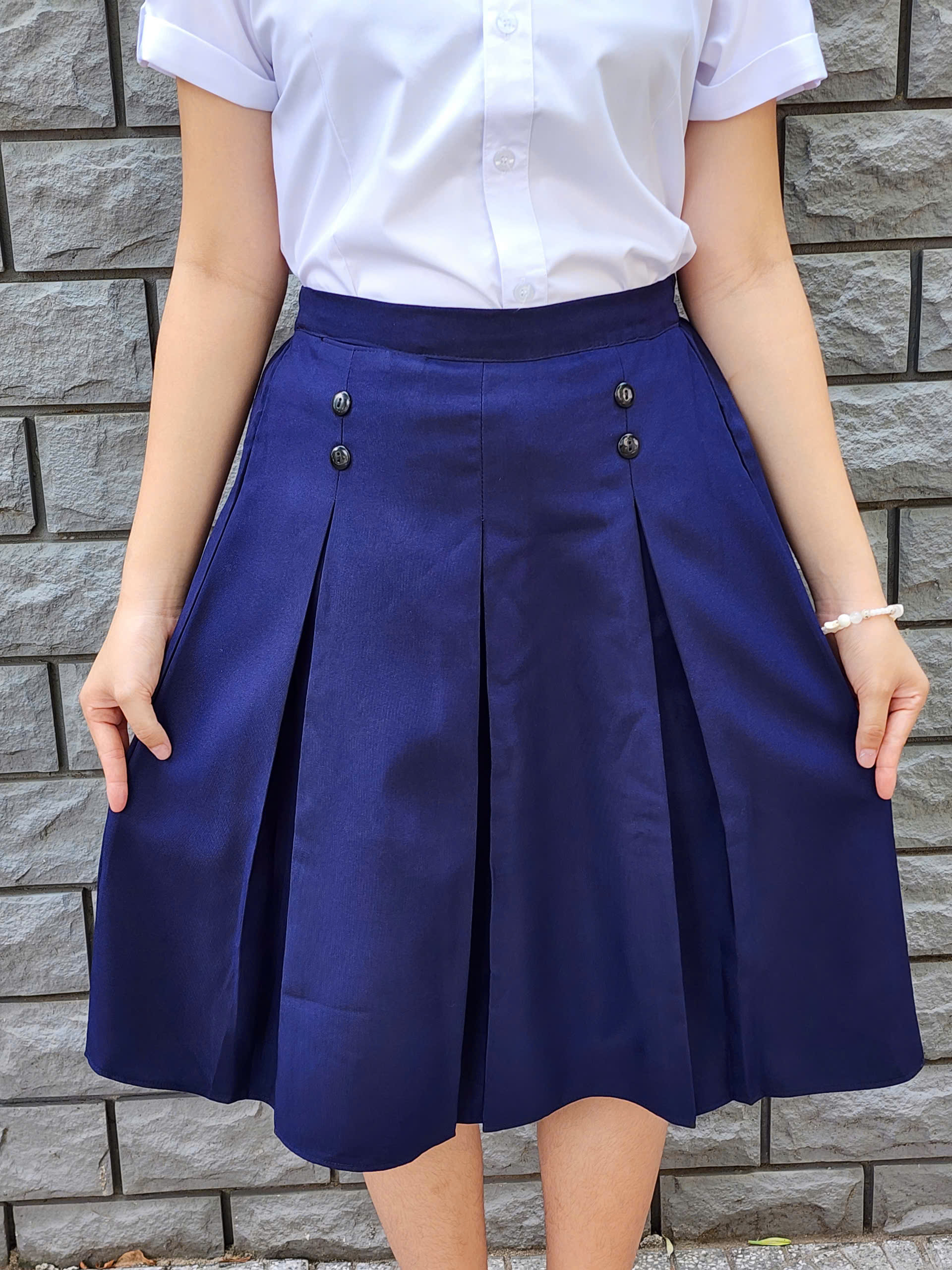 Đồng phục học sinh bé gái cao cấp cấp 1 - Chân váy học sinh nhiều mẫu đẹp - Ảnh 8